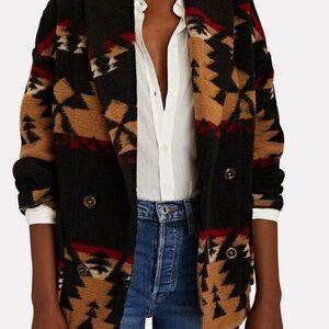 XiRENA Black and Tan Patterned Blazer